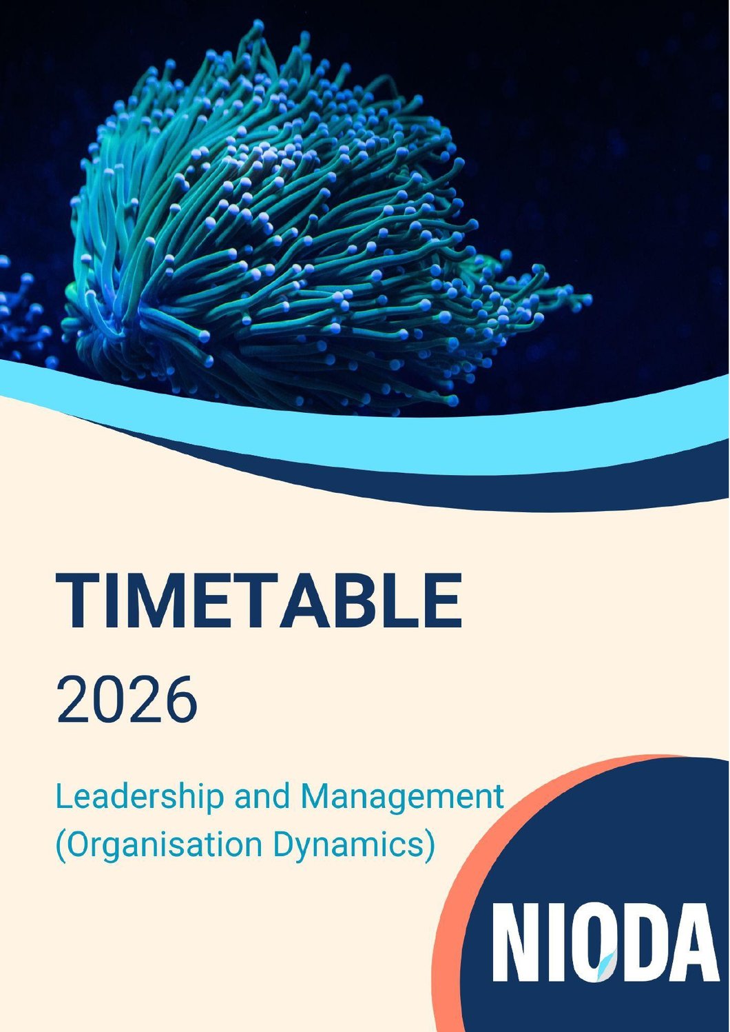 Timetable Title Page